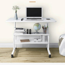 Load image into Gallery viewer, Bedside Lift Table Lazy Table Simple Laptop Desk Bed Home Simple And Modern Mobile Free Movement Lifting Table