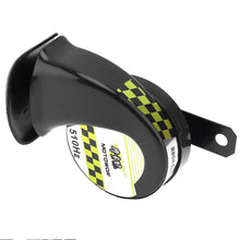 Load image into Gallery viewer, Black DC12V 110dB 30W Classical Snail Shaped Horn Suitable for Motorcycles Bicycles Automobiles