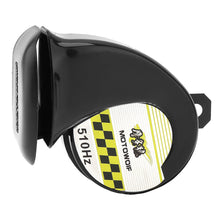 Load image into Gallery viewer, Black DC12V 110dB 30W Classical Snail Shaped Horn Suitable for Motorcycles Bicycles Automobiles