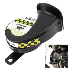 Load image into Gallery viewer, Black DC12V 110dB 30W Classical Snail Shaped Horn Suitable for Motorcycles Bicycles Automobiles