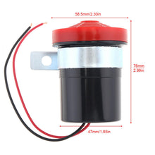 Load image into Gallery viewer, Black &amp; Red 105dB Reversing Back up Alarm Horn Speaker Car Auto Loudspeaker Backup for Motorcycle Car Vehicle Automobile SUV