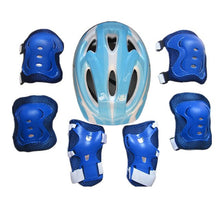 Load image into Gallery viewer, Boys Girls Kids Safety Helmet &amp; Knee &amp; Elbow Pad Set For Cycling Skate Bike Apparel Accessories