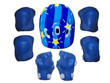 Load image into Gallery viewer, Boys Girls Kids Safety Helmet &amp; Knee &amp; Elbow Pad Set For Cycling Skate Bike Apparel Accessories