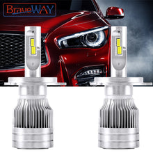 Load image into Gallery viewer, BraveWay [ 2020 NEW ] the Brightest LED Car Headlight Bulbs H1 H4 LED H7 H11 HB3 HB4 H8 Fog Lamps Auto H4 Motorcycle Light 12V