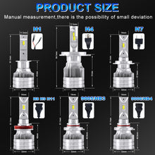 Load image into Gallery viewer, BraveWay [ 2020 NEW ] the Brightest LED Car Headlight Bulbs H1 H4 LED H7 H11 HB3 HB4 H8 Fog Lamps Auto H4 Motorcycle Light 12V