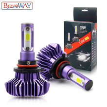 Load image into Gallery viewer, BraveWay H1 H3 H4 H7 H11 LED Car Light Ice Lamp for Atuo Diode Lamps for Cars H4 Led Bulb for Motocycle H1 H7 9006 HB4 LED HB3