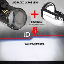 Load image into Gallery viewer, BraveWay H4 LED Mini Bi-LED Projector Headlight Lens Headlamp Retrofit DIY Car Styling High Beam Low Beam Lights for Motorcycle