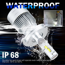 Load image into Gallery viewer, BraveWay H7 LED Car Headlight Bulbs H4 H8 H11 HB3 HB4 9005 9006 LED H7 Canbus H11 Bulb H1 LED Kit Auto Light for Motorcycle H4