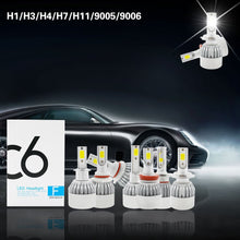 Load image into Gallery viewer, C6 Car Headlight 30W Led Light Bulbs H1 H3 H7 9005 9006 H11 H4 H13 9004 9007 Automobiles Headlamp 6000K Fog Lamps H7 H1