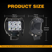 Load image into Gallery viewer, COLIGHT 4 Inch 18W LED Work Light LED 12V Bar Light Automobiles for Lada Motorcycle Tractor Boat Off Road 4WD 4x4 Truck SUV ATV
