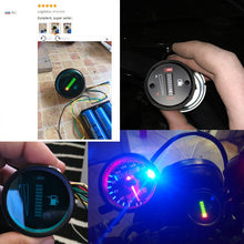 Load image into Gallery viewer, Car Fuel Gauge 10 LED Fuel Level Meter Gauge Fuel Level Sensor 12V Motorcycle Automobile Aluminum Alloy 1 Piece Car Styling