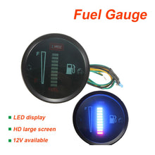 Load image into Gallery viewer, Car Fuel Gauge LED Fuel Level moto Meter Gauge Fuel Level Sensor 12V Motorcycle Automobile Aluminum Alloy Car Styling for yamaha
