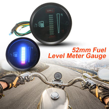 Load image into Gallery viewer, Car Fuel Gauge LED Fuel Level moto Meter Gauge Fuel Level Sensor 12V Motorcycle Automobile Aluminum Alloy Car Styling