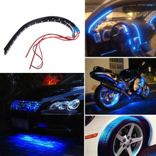 Load image into Gallery viewer, Car Light Auto Motorcycle Truck Flexible Strip Automobile Waterproof Decor Light-emitting Diode Lamp Accessories 4Pcs 30cm 15LED