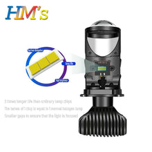 Load image into Gallery viewer, Car/Motorcycle H4 LED Projector Lens Canbus 90W 12V 24V Headlamp 6000K Automobile Lamp H4 Bulb 16000LM Conversion Kit Hi/Lo Beam