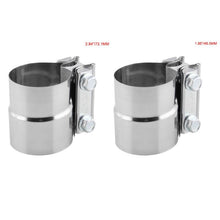 Load image into Gallery viewer, Car Preformed Exhaust Stainless Steel Lap Joint Band Clamp Automobile Professional Spare Parts Motorcycle Exhaust System