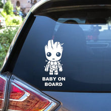 Load image into Gallery viewer, Car Sticker Baby Groot Board Die Cut Funny Creative Decor Automobiles Motorcycles Exterior Accessories Vinyl Decal,15cm Tall