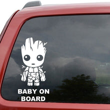 Load image into Gallery viewer, Car Sticker Baby Groot Board Die Cut Funny Creative Decor Automobiles Motorcycles Exterior Accessories Vinyl Decal,15cm Tall