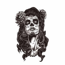 Load image into Gallery viewer, Car Sticker Creative Female Sugar Skull Automobiles Motorcycles Exterior Accessories PVC Decals for Bmw Audi Vw Lexus,16cm*9.7cm