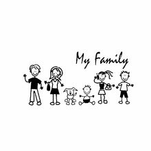 Load image into Gallery viewer, Car Sticker Family My Mom Kid Baby Cat Dog Pet Automobiles Motorcycles Exterior Accessories Vinyl Decal,20cm*9.9cm