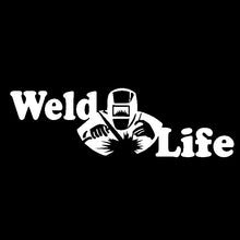 Load image into Gallery viewer, Car Sticker Fashion Reflective Weld Life Automobiles Motorcycles Exterior Accessories Vinyl Decal,17cm*5.2cm