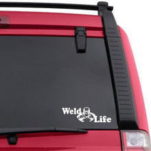 Load image into Gallery viewer, Car Sticker Fashion Reflective Weld Life Automobiles Motorcycles Exterior Accessories Vinyl Decal,17cm*5.2cm