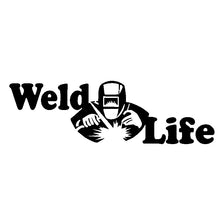 Load image into Gallery viewer, Car Sticker Fashion Reflective Weld Life Automobiles Motorcycles Exterior Accessories Vinyl Decal,17cm*5.2cm