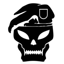 Load image into Gallery viewer, Car Sticker Funny Beret Soldier Skull Auto Windscreen Automobiles Motorcycles Exterior Accessories Vinyl Decal,18cm*15cm