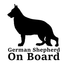 Load image into Gallery viewer, Car Sticker Funny German Shepherd on Board Automobiles Motorcycles Exterior Accessories for BMW VW Audi Octavia Gti,16cm*15cm