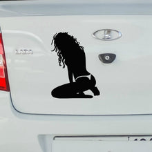 Load image into Gallery viewer, Car Sticker Funny Naked Sexy Girl Automobiles Motorcycles Accessories Vinyl Decals for BMW VW Audi Octavia Gti,16cm*12cm