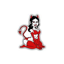 Load image into Gallery viewer, Car Sticker Funny Woman Devil Sexy Love Automobiles Motorcycles Exterior Accessories PVC Decal,18cm*13.9cm