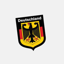 Load image into Gallery viewer, Car Sticker German Shield Deutschland Flag Automobiles Motorcycle Exterior Accessories PVC Decal,11cm*8.7cm