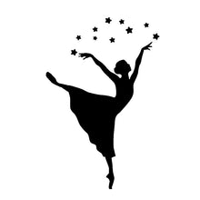 Load image into Gallery viewer, Car Sticker Girl Dancer and Cute Stars Automobiles Motorcycles Exterior Accessories Vinyl Decal,14cm*9.1cm