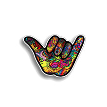 Load image into Gallery viewer, Car Sticker Hand Finger Shaka Hang Loose Graffiti Reflective Automobiles Motorcycles Exterior Accessories  PVC Decal,13cm*9.1cm