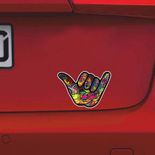 Load image into Gallery viewer, Car Sticker Hand Finger Shaka Hang Loose Graffiti Reflective Automobiles Motorcycles Exterior Accessories  PVC Decal,13cm*9.1cm