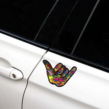Load image into Gallery viewer, Car Sticker Hand Finger Shaka Hang Loose Graffiti Reflective Automobiles Motorcycles Exterior Accessories  PVC Decal,13cm*9.1cm