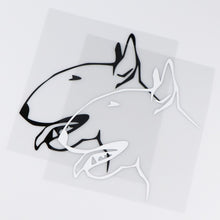 Load image into Gallery viewer, Car Sticker I Love My Bull Terrier Lovely Cartoon Automobiles &amp; Motorcycles Exterior Accessories Animal Vinyl Decals,18cm*15.3cm