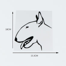 Load image into Gallery viewer, Car Sticker I Love My Bull Terrier Lovely Cartoon Automobiles &amp; Motorcycles Exterior Accessories Animal Vinyl Decals,18cm*15.3cm