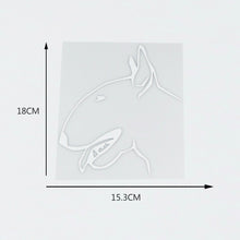 Load image into Gallery viewer, Car Sticker I Love My Bull Terrier Lovely Cartoon Automobiles &amp; Motorcycles Exterior Accessories Animal Vinyl Decals,18cm*15.3cm