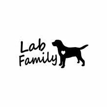 Load image into Gallery viewer, Car Sticker Lab Family Labrador Mom Dog Labradoodle Gift Automobiles Motorcycles Exterior Accessories Vinyl Decal,16cm*6.9cm