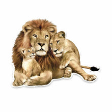 Load image into Gallery viewer, Car Sticker Lion Family Interesting Personality Graphical Automobiles Motorcycles Exterior Accessories PVC Decal,15cm*11.5cm