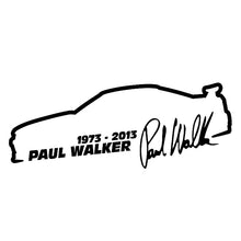 Load image into Gallery viewer, Car Sticker Paul Walker Fast and Furious Fashion Car Styling Automobiles Motorcycles Exterior Accessories Vinyl Decal,14cm*5cm
