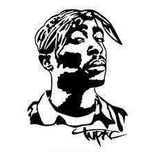 Load image into Gallery viewer, Car Sticker Rapper Tupac Character Automobiles Motorcycles Accessories Reflective Vinyl Decal for BMW VW Audi Gti,20cm*14.5cm