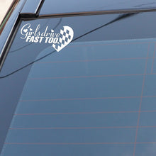 Load image into Gallery viewer, Car Sticker Sexy Girl Drive Fast Too Fashion Heart Style Automobiles Motorcycles Exterior Accessories Vinyl Decals,15cm*7.7cm