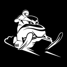 Load image into Gallery viewer, Car Sticker Snowmobile Rider Body Funny Styling Automobiles Motorcycles Exterior Accessories Vinyl Decal,13cm*10.4cm