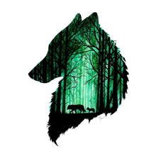 Load image into Gallery viewer, Car Sticker Wolves In The Forest Automobiles Motorcycles Exterior Accessories PVC Decal,16cm*12cm