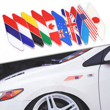 Load image into Gallery viewer, Car Stickers Britain Japan Russia Australia Germany Canada France Badge Emblem Tail Decal Motorcycle Car Accessories Automobile