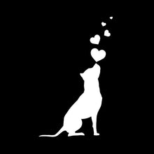 Load image into Gallery viewer, Car Stickers Dog Hearts Pet American Staffordshire Terrier Automobiles Motorcycles Exterior Accessories Vinyl Decals,16cm*9.1cm
