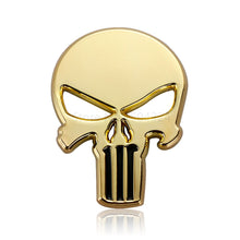 Load image into Gallery viewer, Car Styling 3D Metal The Punisher Skull Emblem Badge Car Stickers and Decals Auto Truck Motorcycle Car Accessories Automobiles