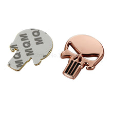 Load image into Gallery viewer, Car Styling 3D Metal The Punisher Skull Emblem Badge Car Stickers and Decals Auto Truck Motorcycle Car Accessories Automobiles